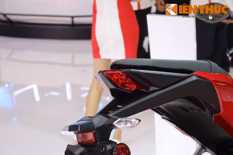 Đèn hậu sử dụng công nghệ chiếu sáng LED độc đáo, kèm theo 2 đèn xi-nhan bình thường được tích hợp vào dè sau.