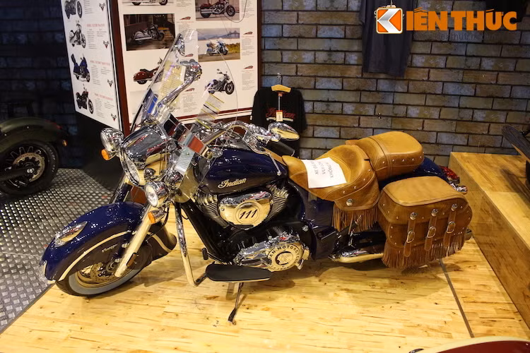 Sở hữu thiết kế đậm chất cổ điển, nhưng là một chiếc môtô ở Thế kỷ 21, Chief Vintage được tích hợp công nghệ hiện đại như phanh ABS, hệ thống giữ ga tự động, khởi động không cần chìa và phun nhiên liệu điện tử.