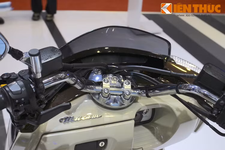 Với ghi-đông trần vươn về phía sau, tư thế ngồi của Maxam tương tự một chiếc cruiser. Phía trên là bảng đồng hồ điện tử chạy dọc theo kính chắn gió, trong khi phía dưới được gắn một logo nổi cao cấp như ôtô và ổ khóa từ.