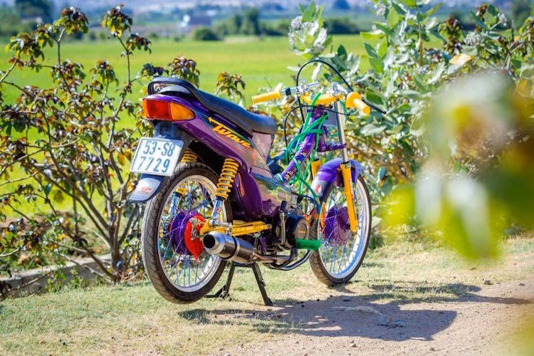 Cả 2 chiếc xe đều có điểm chung là lột bỏ hoàn toàn dàn đầu phía trước để giảm lực cản không khí cùng trọng lượng, đồng thời có các phụ tùng độ như vành nhôm Excel, lốp mỏng Euromina Fireking, phuộc Nice phía sau , ghi-đông clip-on và pô Leovince.