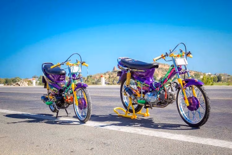 Tại khu vực phía Nam, phong trào chơi đua xe Drag diễn ra khá mạnh, với những chiếc xe số phổ thông như Honda Wave và Dream hay Yamaha Exciter... được "độ hết bài" để tham gia vào các giải đấu khác nhau. "Cặp đôi" Wave và Dream này cũng đã được một xưởng độ dọn lại thành "xe cọp" đúng phong cách drag.