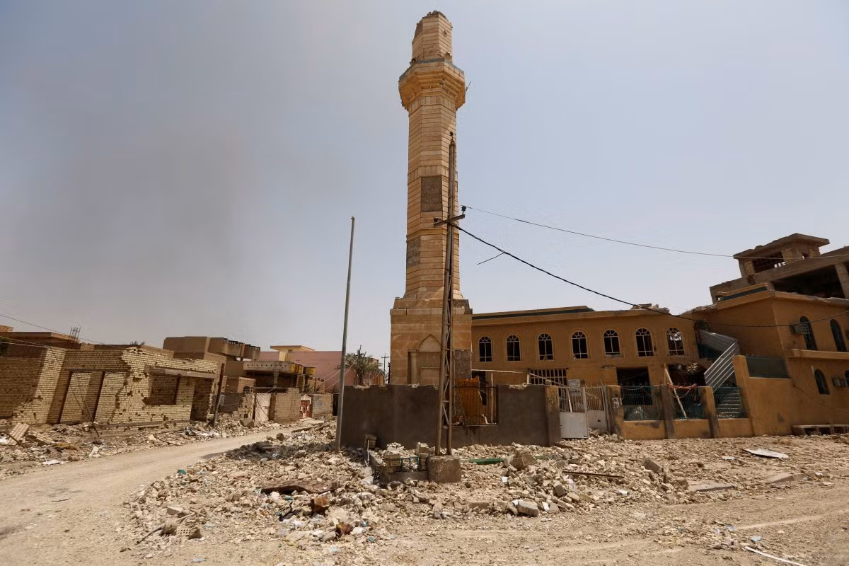 Nhà thờ Hồi giáo ở đây cũng nằm trong tình cảnh tương tự. Ảnh BI