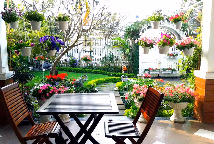 Do vuon rau sach trong biet thu "khung" cac dai gia Viet-Hinh-7