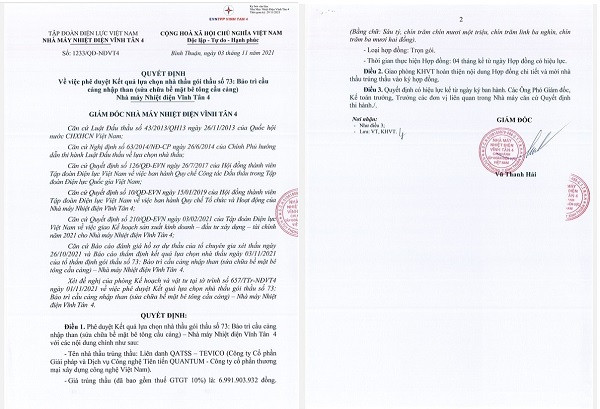 Bình Thuận: Gói thầu hơn 6 tỷ tại Nhiệt điện Vĩnh Tân 4 đã có chủ - Hình 3 Binh Thuan: Goi thau hon 6 ty tai Nhiet dien Vinh Tan 4 da co chu-Hinh-3