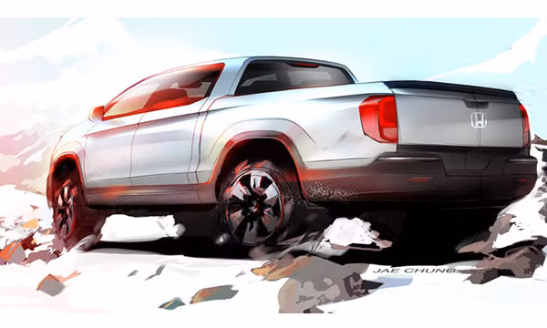 Bat mi hinh anh dau tien cua mau xe ban tai Honda