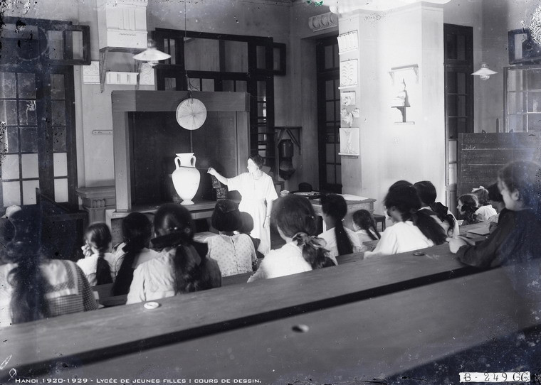 Giờ học hình họa.