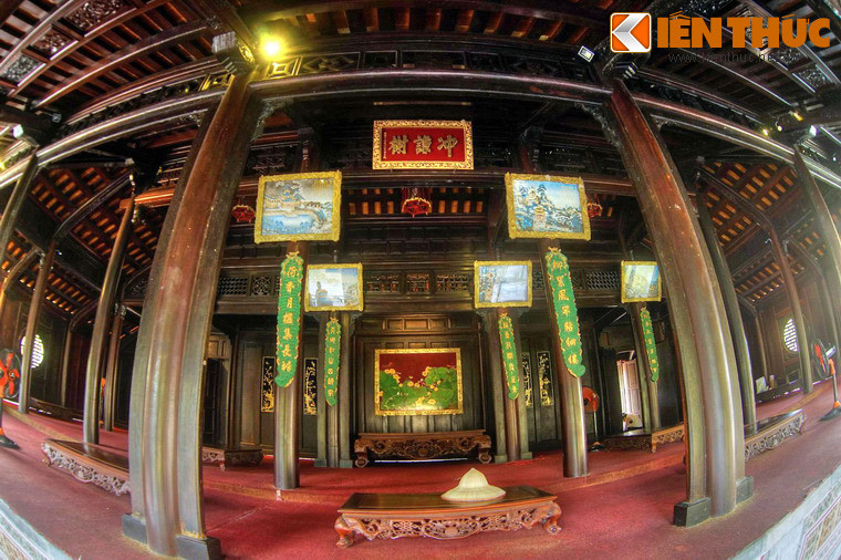 Không gian bên trong Chính doanh bên trong Xung Khiêm Tạ.