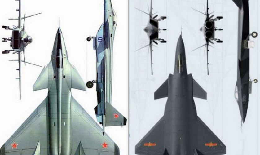 Mới đây, các chuyên gia quân sự Nga nhận thấy J-20 có sự tương đồng lớn với một trong những máy bay chiến đấu bí mật nhất của Liên Xô, đó chính là chiếc chiếc S-22, hình ảnh của nguyên mẫu này chỉ mới được công bố gần đây.