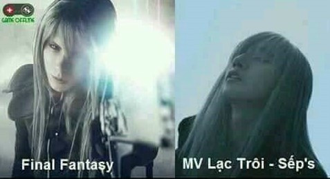 Dân mạng cũng cho rằng ca sĩ này có trang phục, kiểu tóc giống nhân vật trong game. Ảnh: Đức Việt.