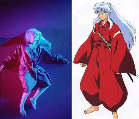 Trang phục đồ ngủ màu đỏ của Sơn Tùng được so sánh với nhân vật InuYasha trong bộ truyện tranh cùng tên nổi tiếng của Nhật Bản. Ảnh: Việt Minh.