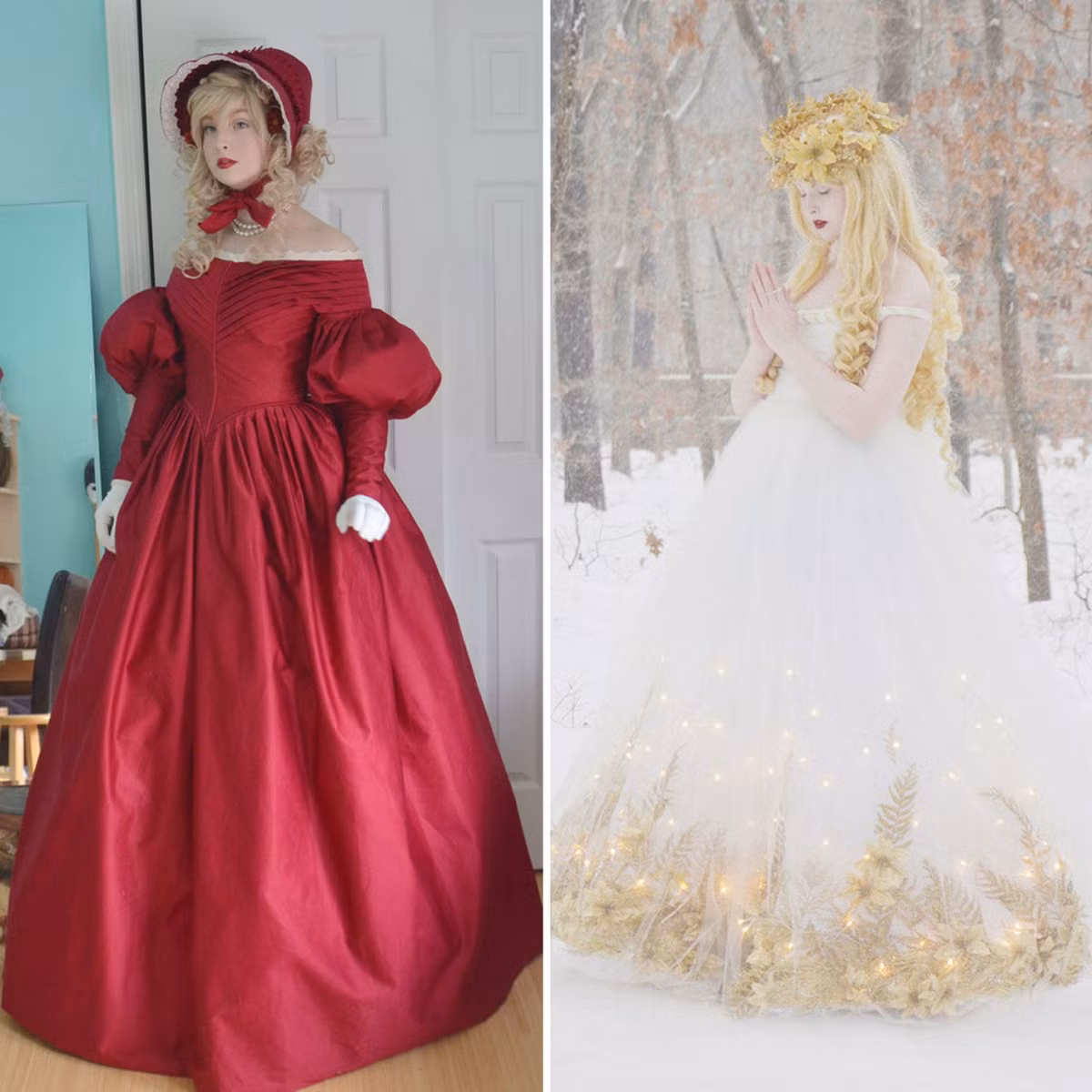 Angela Clayton chỉ thiết kế trang phục Cosplay bởi lẽ chúng là niềm ước mơ của cô. Khi mặc trang phục Cosplay tự thiết kế cô cảm giác như chính mình là công chúa bước ra từ thế giới cổ tích. Đó là một cảm giác tuyệt vời luôn làm động lực để cô tập trung vào những dự án của bản thân.