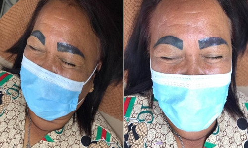 Say ruou di xam long may, nguoi phu nu cuoi ra nuoc mat