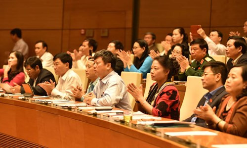 Ông Nguyễn Xuân Phúc đắc cử Thủ tướng Chính phủ với đa số phiếu đồng ý ở Quốc hội.