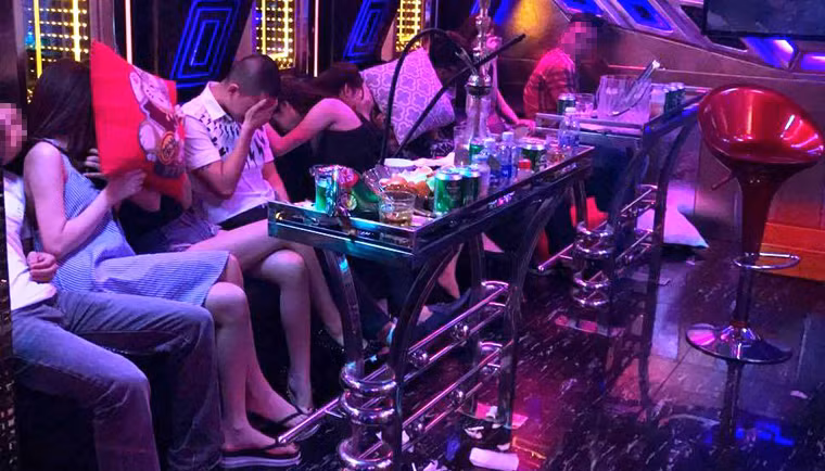 Hầu hết những khách chơi đều có biểu hiện phê ma tuý.