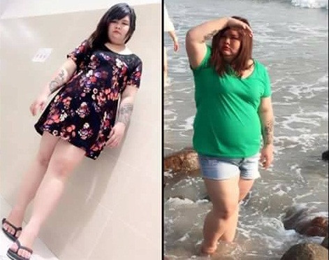 Không những không chê bai thân hình "quá khổ" của bạn gái, anh Hải Thanh còn rất yêu thương và chiều chuộng, việc gì cũng lao vào phụ giúp, lo cho bạn gái đến từng miếng ăn...