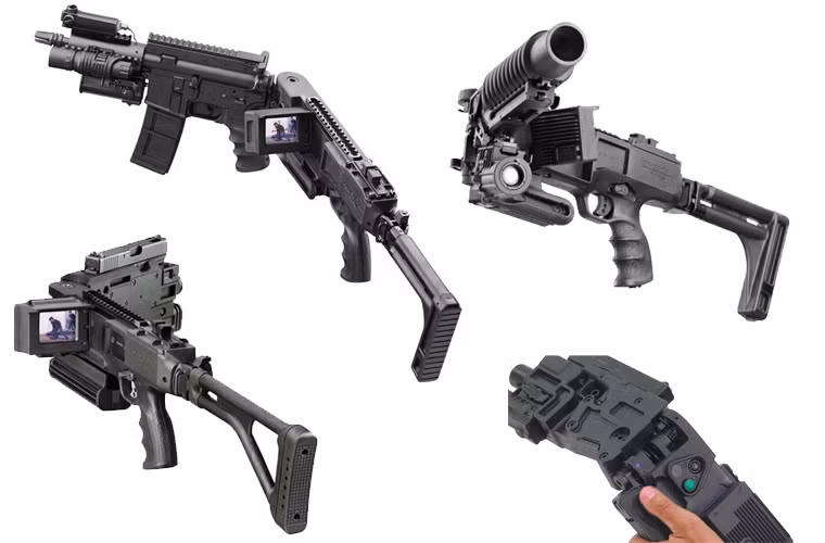 Tùy theo yêu cầu nhiệm vụ mà đơn vị tác chiến súng có thể gắn rất nhiều loại vũ khí, từ vũ khí sát thương đến súng phóng lựu đạn cay hoặc khói.