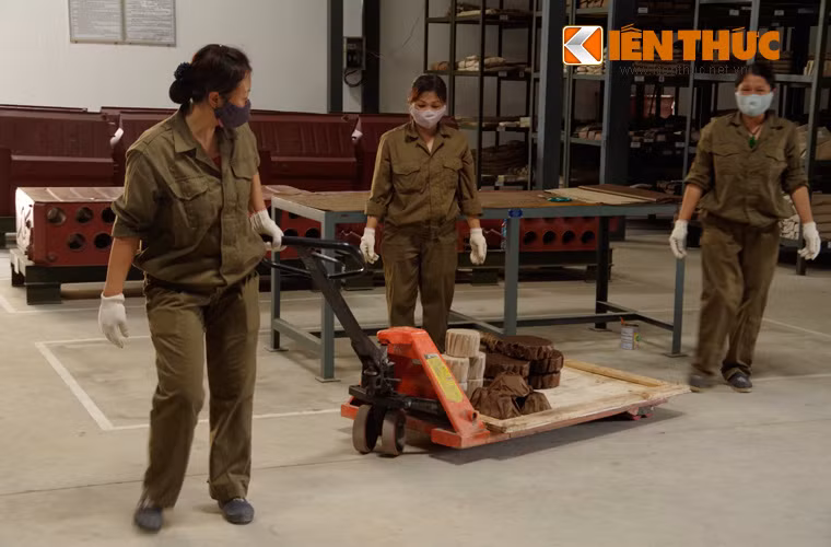 Vận chuyển về nơi bảo quản.