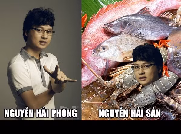 Kèm theo những cái được "chế tác" siêu đẳng này là loạt hình minh hoạ cũng dí dỏm không kém. Bất kể hình ảnh nào liên quan đến cái tên mà dân mạng nghĩ ra sẽ đều có thể được sử dụng để minh hoạ. Ví dụ tên chế Nguyễn Hải Sản từ Nguyễn Hải Phong sẽ được minh hoạ bằng hình ảnh khuôn mặt nhạc sĩ Nguyễn Hải Phong giữa một... mẹt hải sản.