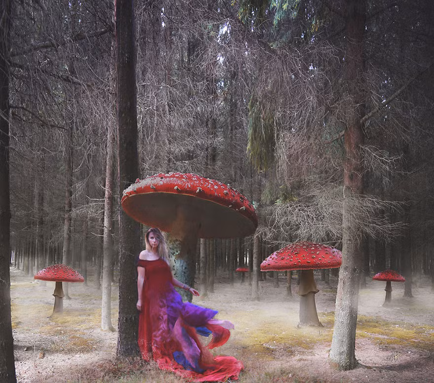 Rất ít người có thể di chuyển cơ thể của họ để tạo thành câu chuyện trong những bức ảnh.