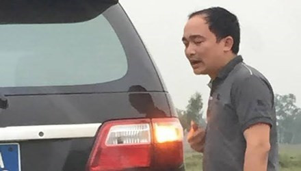 Lái xe Nguyễn Viết Hoàng. Ảnh: Minh Thùy/Tiền Phong.