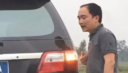 Lái xe Nguyễn Viết Hoàng. Ảnh: Minh Thùy/Tiền Phong.