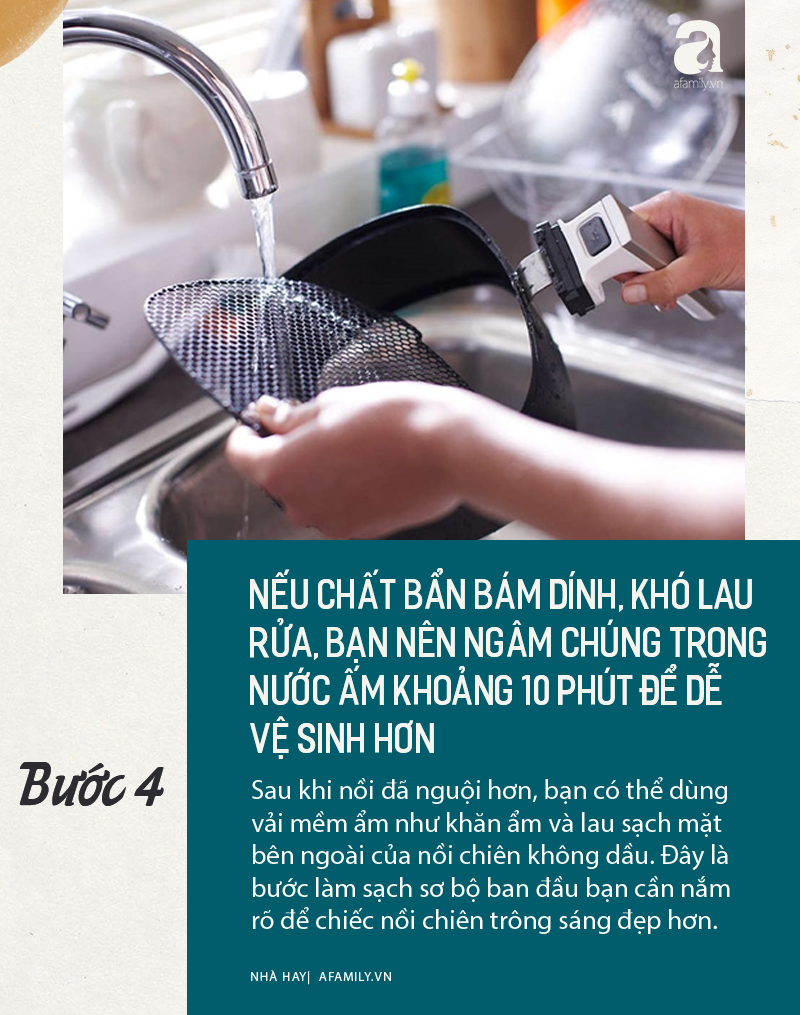 6 buoc giup ban ve sinh noi chien khong dau sach bong nhu moi-Hinh-4