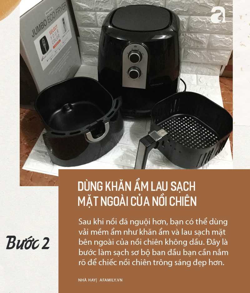 6 buoc giup ban ve sinh noi chien khong dau sach bong nhu moi-Hinh-2