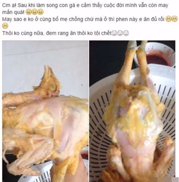 Thời gian qua, cộng đồng mạng hết lần này đến lần khác "tá hỏa" khi truyền tay nhau những bức hình món ăn được gái "đảm" vào bếp "sáng tạo" từ quen thành "lạ" mắt như: nấu xôi gấc nhưng "xôi một đằng, gấc một nẻo"; mực nhồi thịt phiên bản “mực ơi ở lại, thịt đi nhé”, trứng luộc kiểu mới... Đi kèm với hình ảnh những hình ảnh món ăn "thảm họa" là dòng chú thích ngô nghê được cho là của các cô nàng đó vào bếo trổ tài.