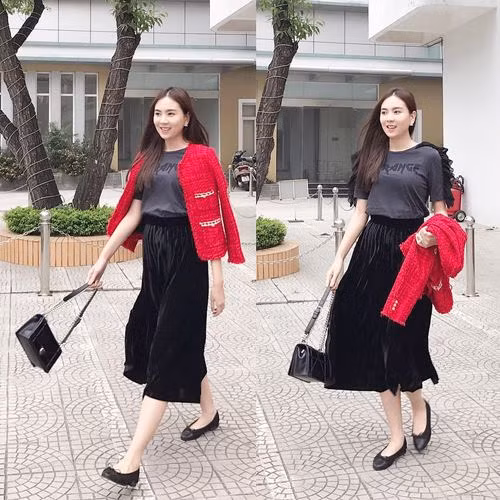 Riêng túi Diorama, Mai Ngọc đã ưu ái đến nỗi sắm liền tay hai màu khác nhau.