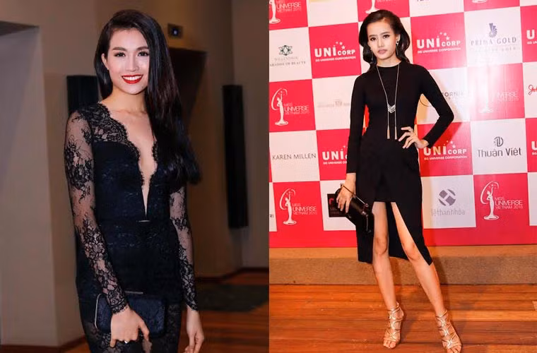 Á hậu Hoàn vũ Việt Nam Lệ Hằng và Top 10 HHHV Việt Nam Trần Kim Chi.