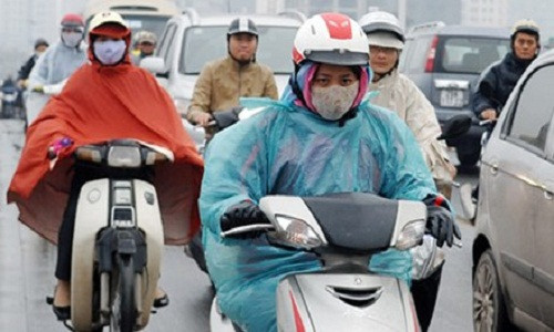 Bac Bo troi chuyen ret, co mua rai rac