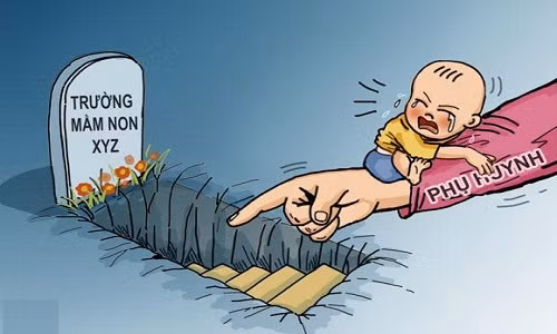 Lai xuat hien clip co giao mam non danh tre gay phan no