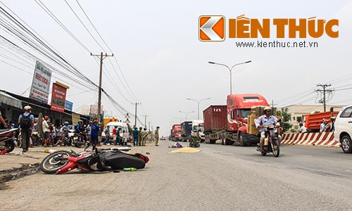 Chị Hạnh gặp nạn khi đang trên đường từ công ty về nhà cho đứa con 5 tháng tuổi bú sữa mẹ.