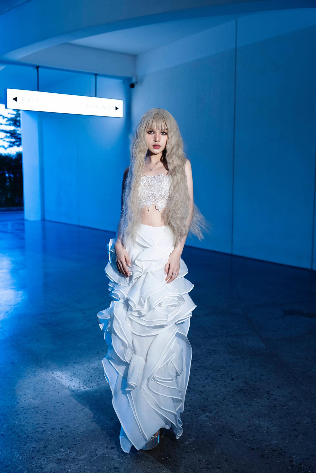 Lần xuất hiện này của Xoài Non nhận về nhiều lời khen trong phong cách cũng như nhan sắc.