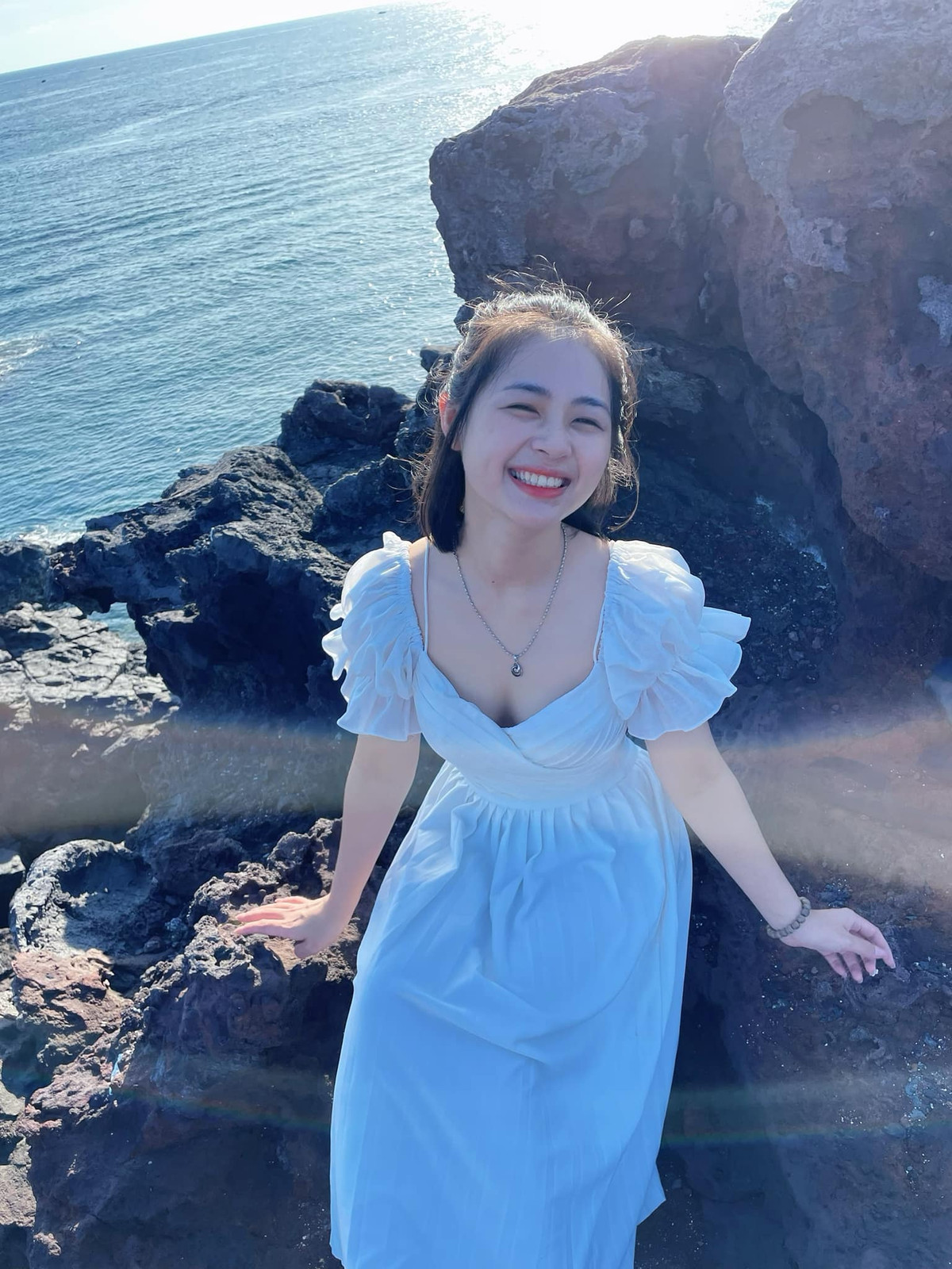 Nụ cười đã làm nên thương hiệu của giáo tương lai.