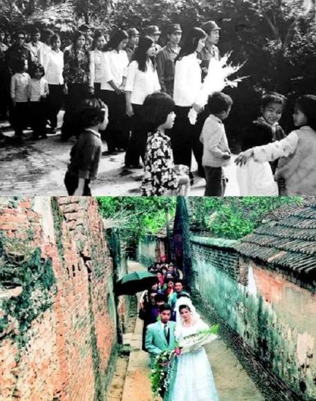 Chẳng cầu kì công nghệ nhưng nhan sắc của các bậc phụ huynh trong loạt ảnh cưới ngày xưa vẫn khiến nhiều bạn trẻ phải trầm trồ. (Ảnh: Facebook)