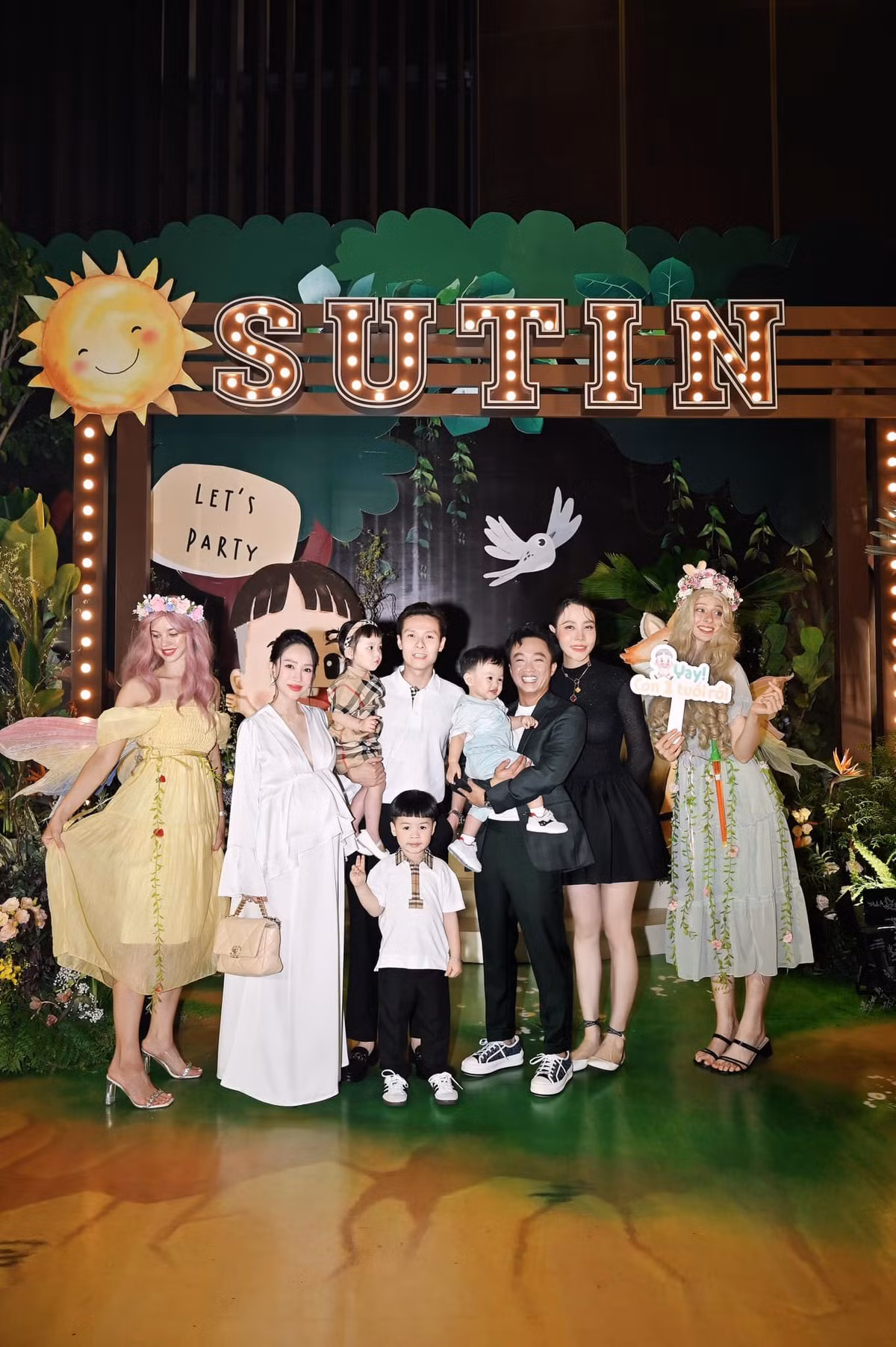 Tháng 5 năm nay, Sutin được bố mẹ tổ chức bữa tiệc sinh nhật hoành tráng.