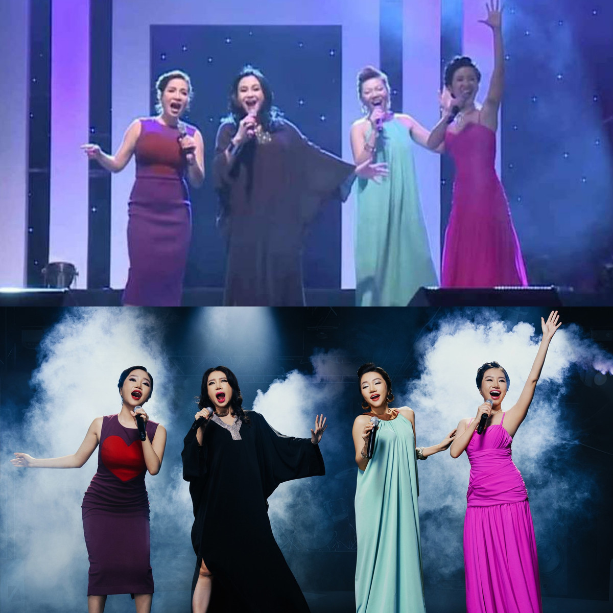 Orange 1 mình cân 4 vai là 4 chị đẹp Diva của nền âm nhạc Việt Nam. (Ảnh: FBNV)