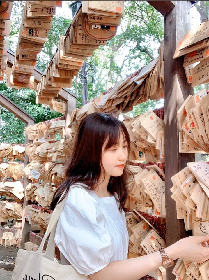 Nhật Lệ từng theo học về nông nghiệp, giống ngành học của Quang Linh. Sau đó cô đi Nhật du học 2 năm và làm kỹ sư nông nghiệp ở đó 1 năm, rồi về Việt Nam. (Ảnh: FBNV)