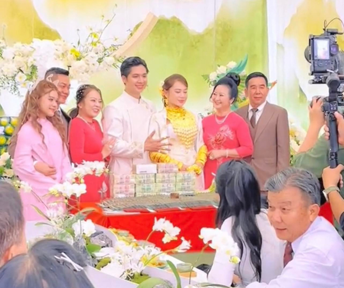 Khung cảnh buổi lễ vu quy đang gây sốt mạng xã hội.