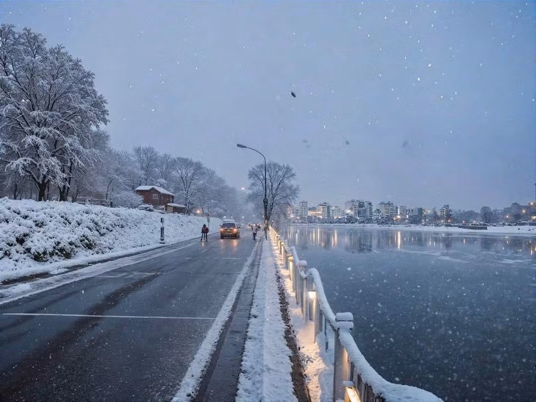 Những bức ảnh mùa đông có tuyết phủ trắng nhận được hàng ngàn lượt tương tác và chia sẻ trên cộng đồng mạng.