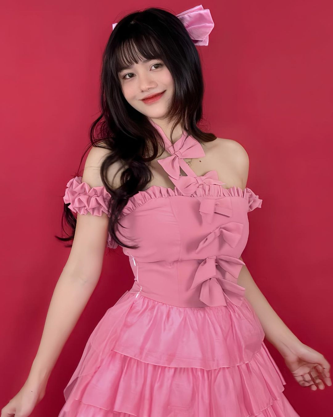 Mỗi lần đăng ảnh, cô đều nhận được những lời khen ngợi về nhan sắc.