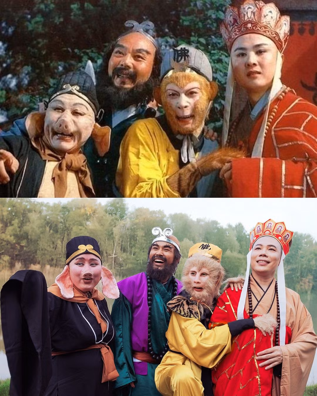 Điều đặc biệt, nhân vật khiến netizen nhìn mãi không ra chính là Quỳnh Anh Shyn. Cô hóa trang thành Tôn ngộ không cùng loạt biểu cảm cực kỳ tinh nghịch, chuẩn Mỹ Hầu Vương ngang ngược.