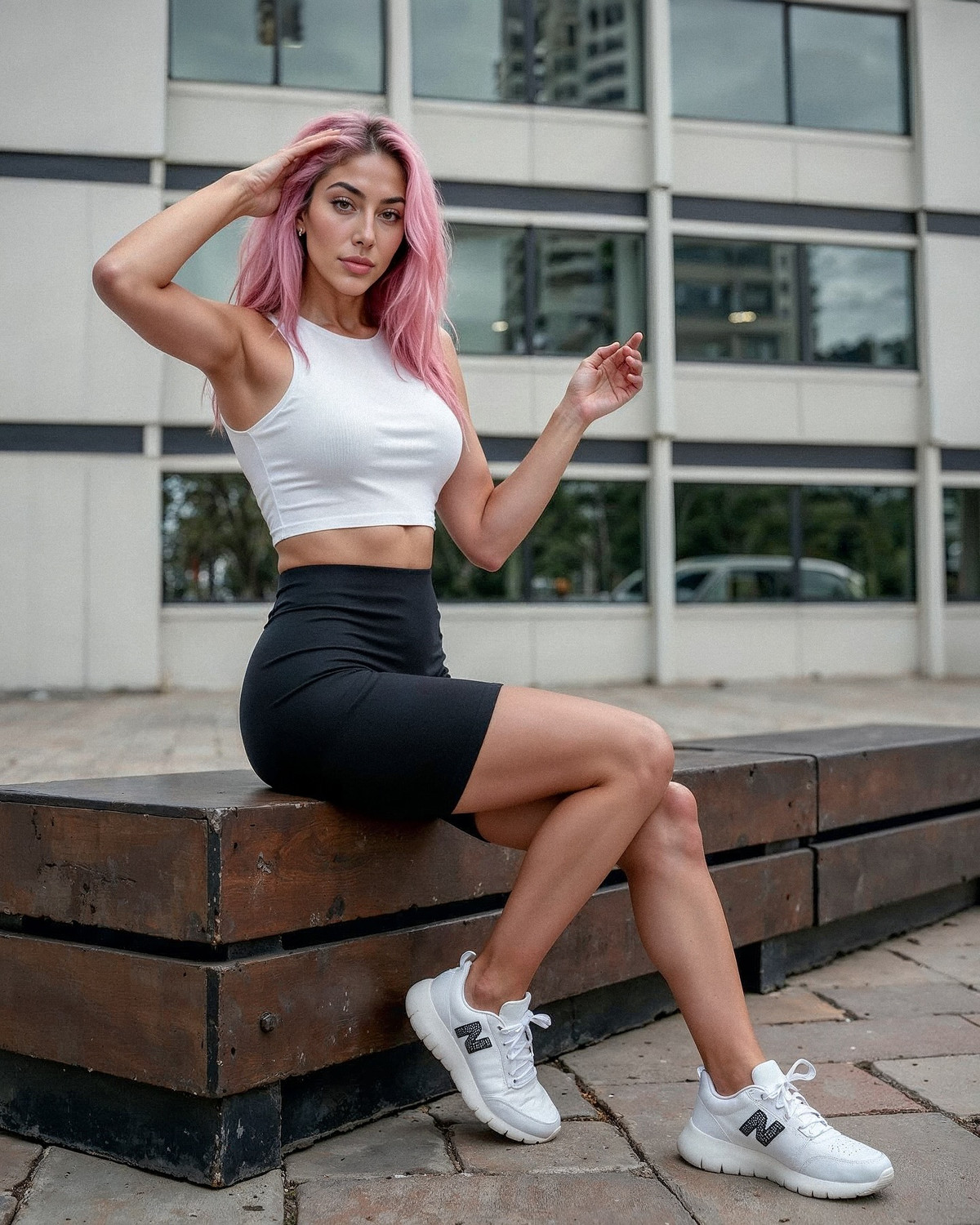 Trên trang cá nhân, cô nàng cũng thường cập nhật những hình ảnh trong công việc với tư cách là một người mẫu. Nhiều người còn nhầm tưởng cô nàng là một người mẫu bằng xương bằng thịt có thật.