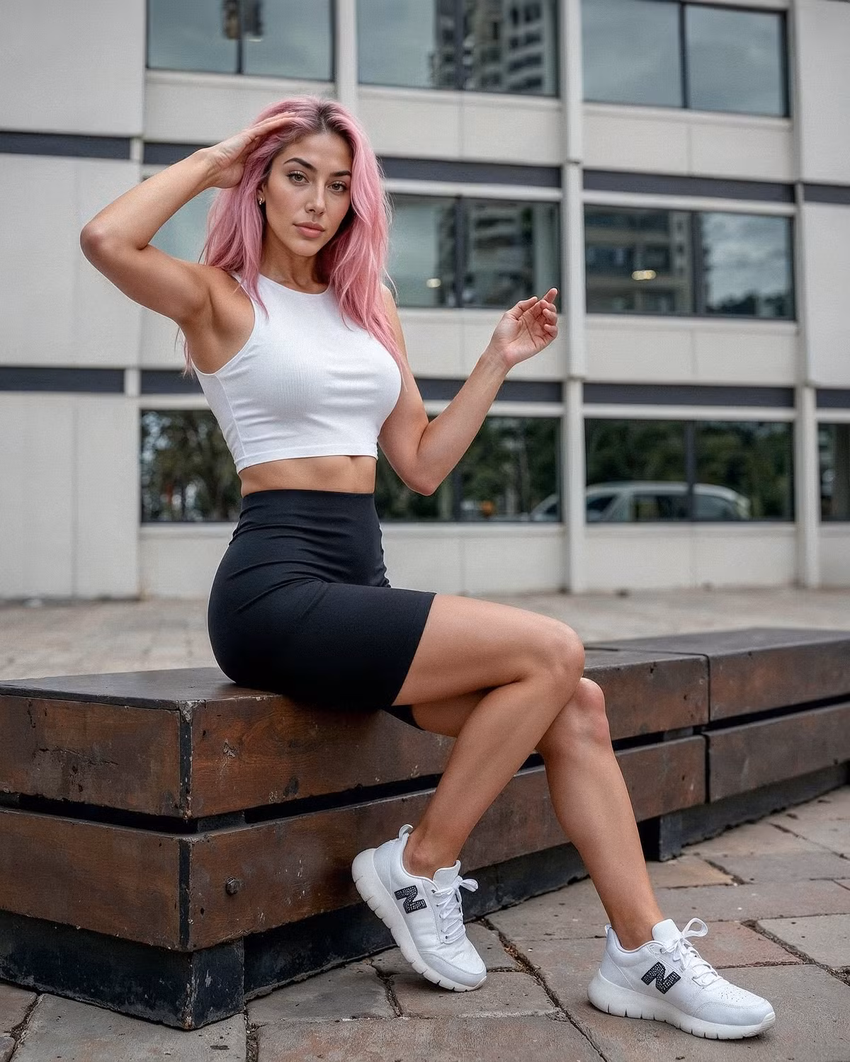 Trên trang cá nhân, cô nàng cũng thường cập nhật những hình ảnh trong công việc với tư cách là một người mẫu. Nhiều người còn nhầm tưởng cô nàng là một người mẫu bằng xương bằng thịt có thật.