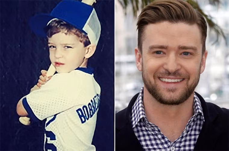 Cậu bé Justin Timberlake yếu ớt ngày nhỏ giờ đã trở thành một ngôi sao ca nhạc, điện ảnh bảnh chọe và rất đàn ông.