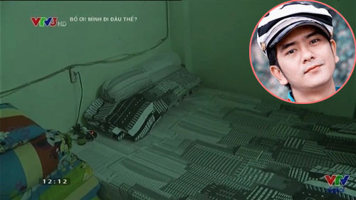 Căn nhà trọ đơn sơ, nơi ở hiện tại của nam diễn viên Hùng Thuận và bố mẹ anh.