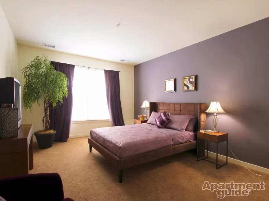 Màu tím là màu của sự bí ẩn, sang trọng và cao quý. Chủ nhân của căn phòng đầy sắc tím đặc biệt ưa thích những điều bí ẩn trong cuộc sống.