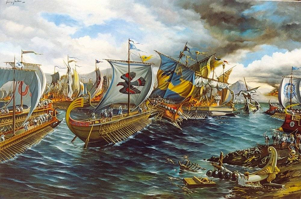 Nổi tiếng không kém trận Thermopylae là trận Salamis cũng diễn ra trong năm 480 trước Công nguyên. Lịch sử ghi nhận đây là trận thủy chiến lớn nhất thế giới cổ đại. Theo các ghi chép, sau thất bại ở trận Marathon trước lực lượng Hy Lạp vào năm 490 trước Công nguyên, hoàng đế Ba Tư là Xerxes đã xây dựng lực lượng, chuẩn bị vũ khí, hậu cần trong suốt 10 năm.