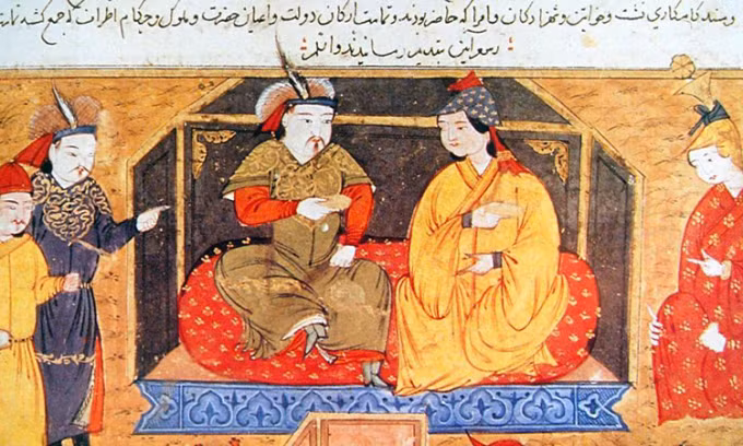 Theo nhóm chuyên gia Thổ Nhĩ Kỳ - Mông Cổ, cung điện này có thể từng được xây dựng cho Húc Liệt Ngột - cháu nội của Thành Cát Tư Hãn. Húc Liệt Ngột sống trong khoảng năm 1217 - 1265. Ông là một Hãn vương của Mông Cổ và từng chỉ huy các chiến dịch quân sự ở Trung Đông.